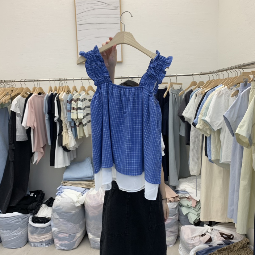 MILK TEA韓國直郵㊣女裝新款時尚推薦人氣熱賣25春夏吊帶背心RE:FRESH吊帶/背心圖色2