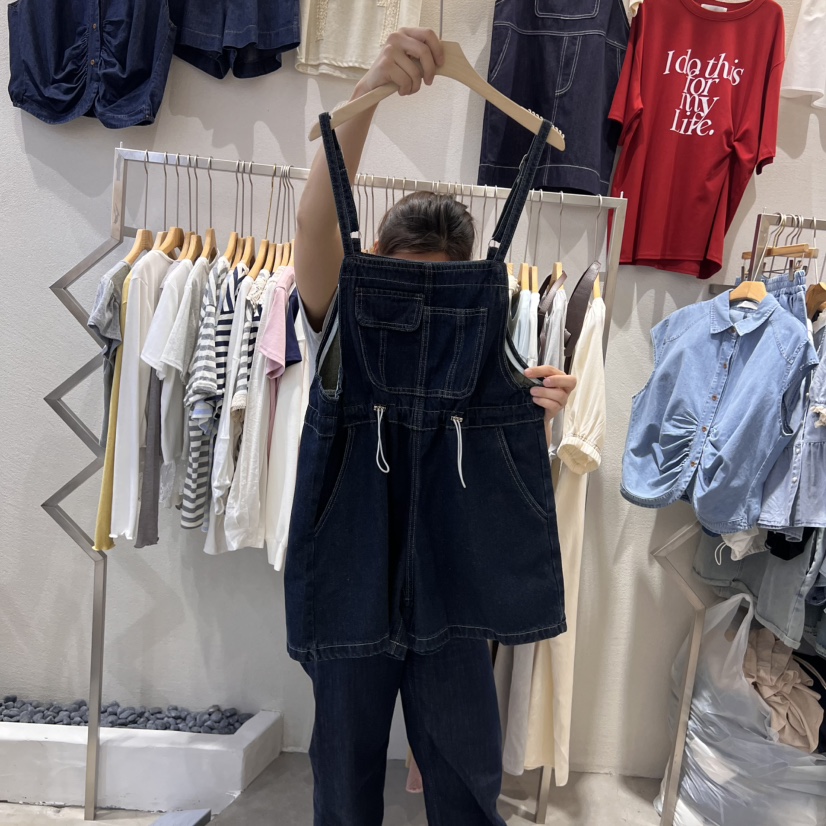 HIPTIQUE韓國㊣直郵東大門代購女裝新品人氣25春夏時尚背帶褲HIPTIQUE背帶褲圖色3