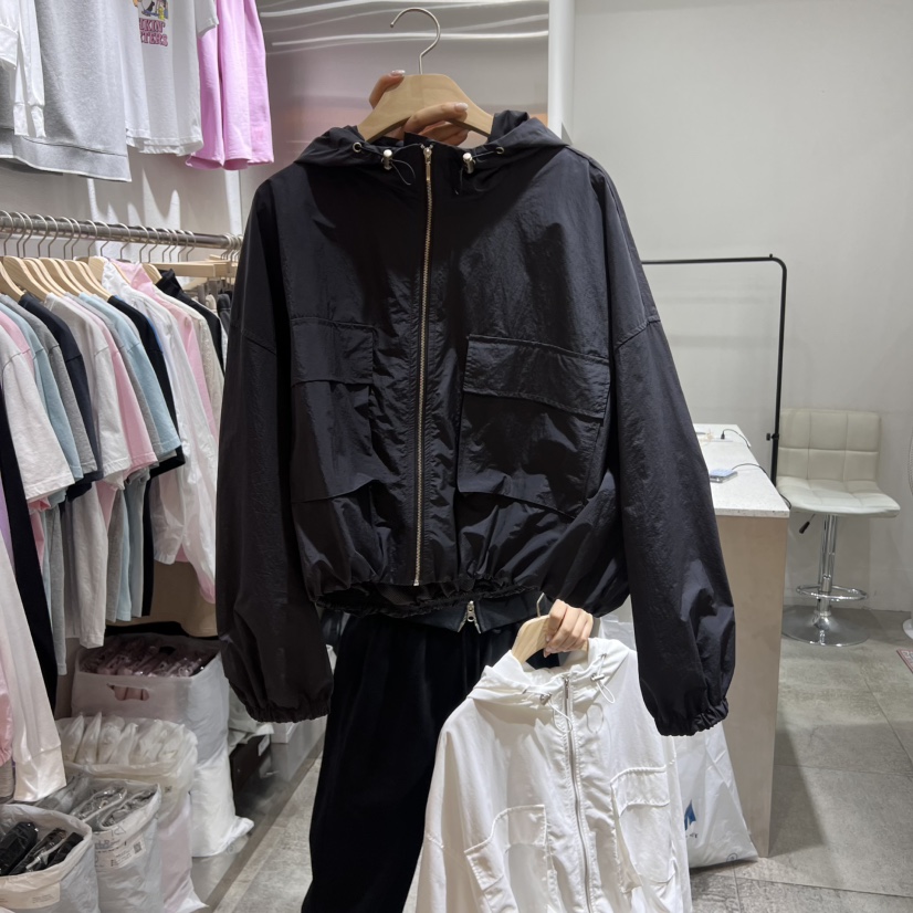 COKE CAKE韓國㊣直郵東大門代購女裝新品推薦人氣夾克連帽CHAE夾克圖色3