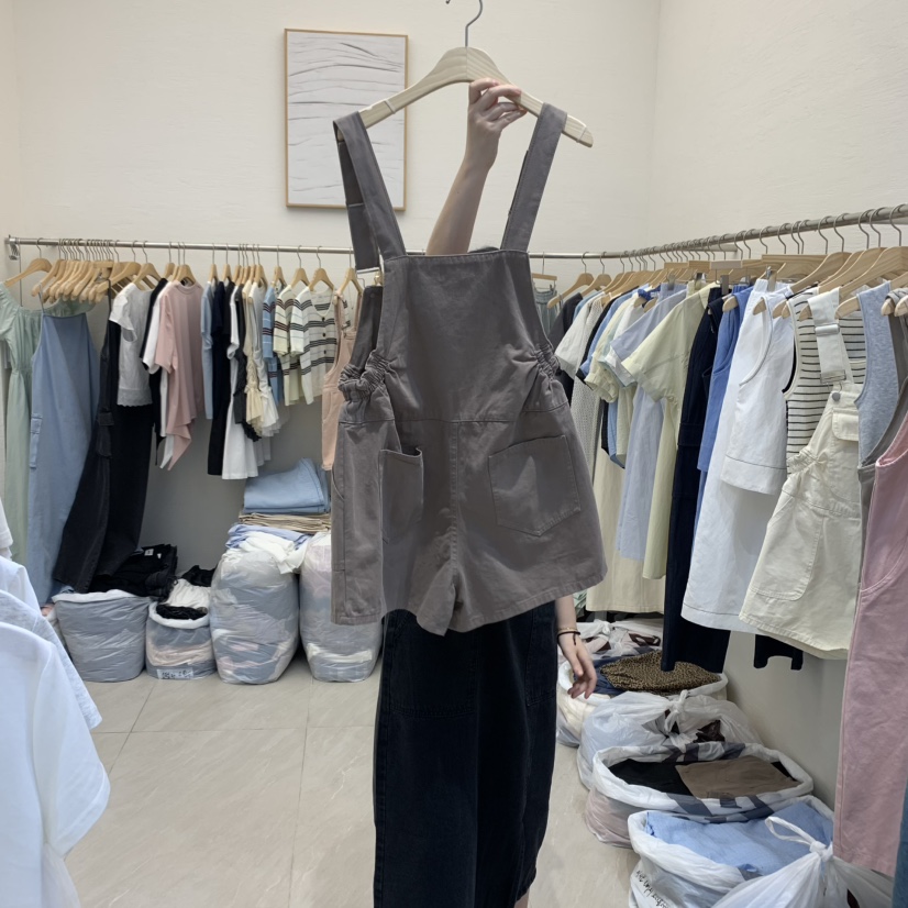 MILK TEA韓國㊣直郵東大門代購女裝新品休閑推薦時尚背帶褲RE:FRESH背帶褲
