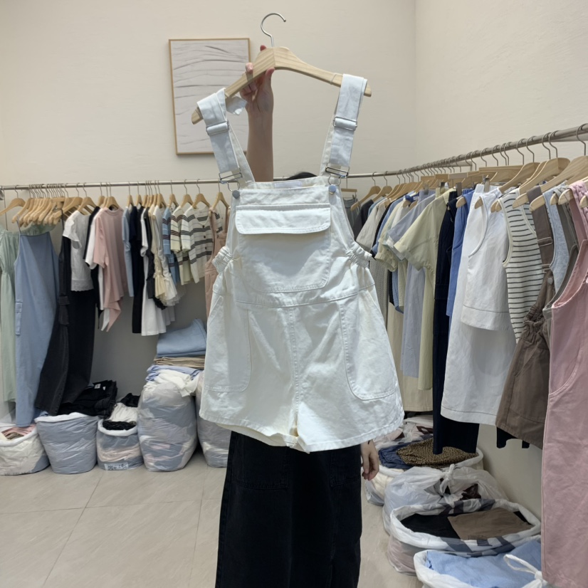 MILK TEA韓國㊣直郵東大門代購女裝新品休閑推薦時尚背帶褲RE:FRESH背帶褲圖色2