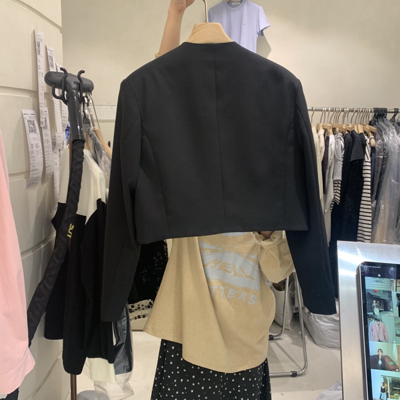 SALONDEMAG直郵韓國代購㊣女裝新款25春夏熱賣人氣休閑夾克SALONDEMAG夾克