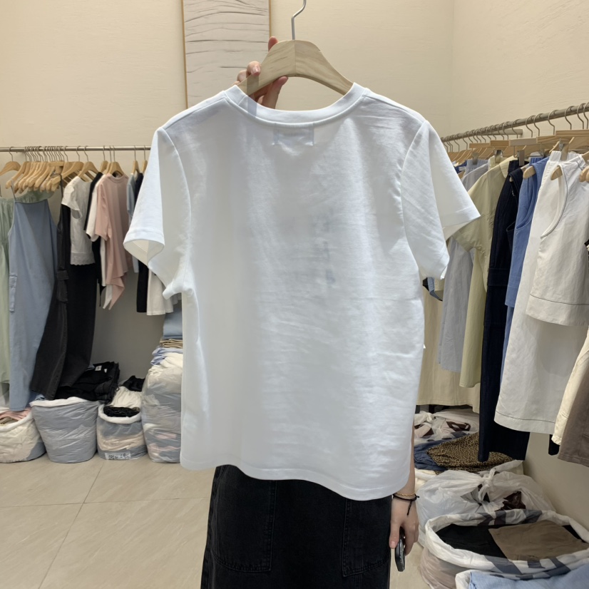 MILK TEA韓國直郵㊣女裝新款25春夏人氣時尚熱賣推薦休閑T恤RE:FRESHT恤