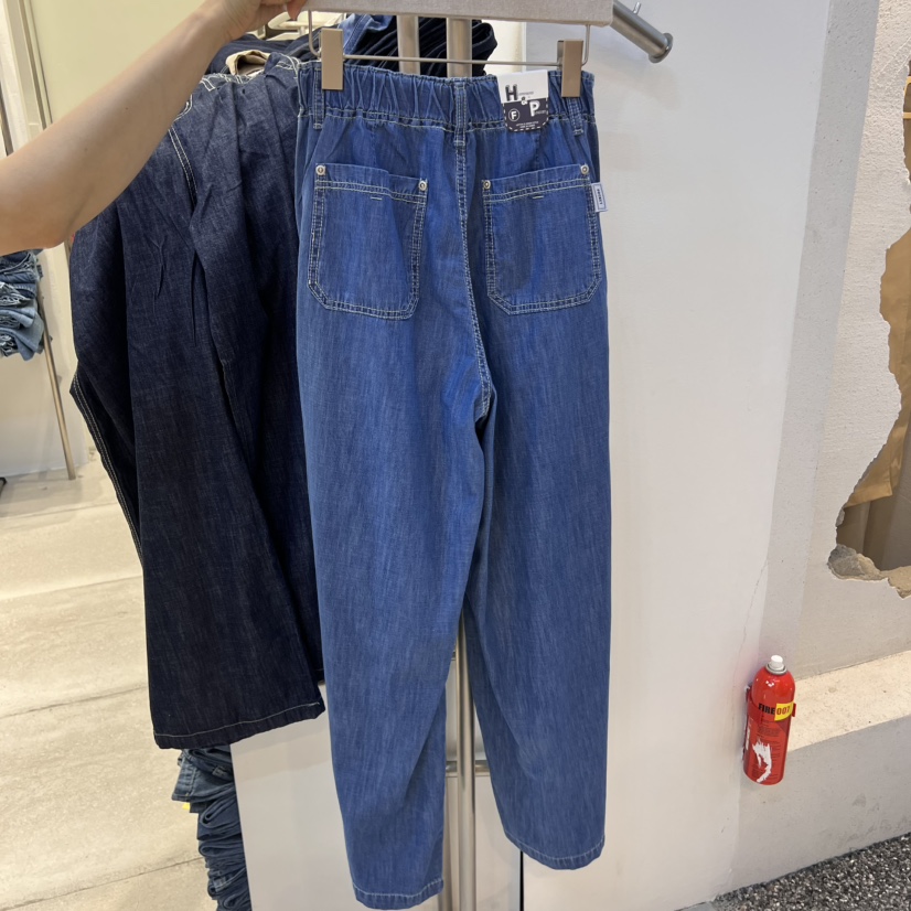 POCKET-Q韓國㊣直郵東大門代購女裝新款熱賣人氣25春夏牛仔褲POCKET-Q牛仔褲