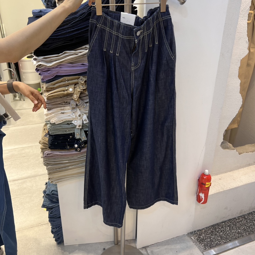 POCKET-Q韓國㊣直郵東大門代購女裝新款熱賣人氣25春夏牛仔褲POCKET-Q牛仔褲