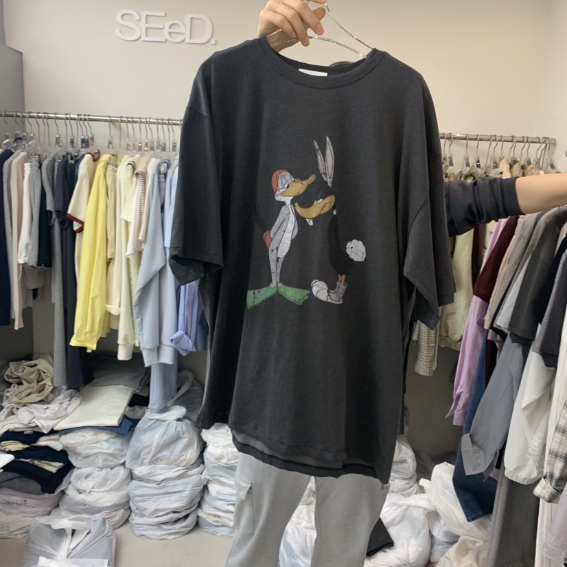 LEESEED-A直郵韓國代購㊣女裝新款推薦熱賣人氣休閑時尚T恤SEeD/LEESEEDT恤圖色3