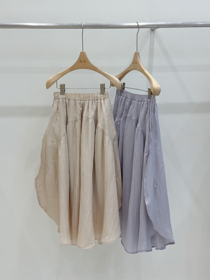 AUTUMN BEIGE PLUS直郵韓國代購㊣女裝新款25春夏半身裙中短裙A.b/AUTUMN BEIGE-無半身裙/中短裙