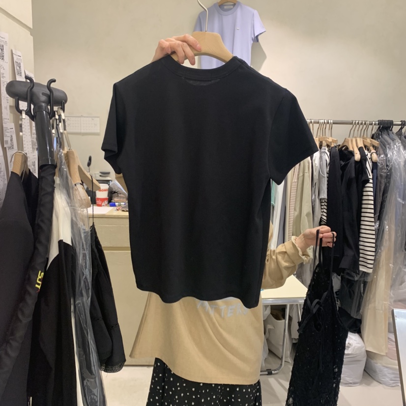 SALONDEMAG韓國㊣直郵東大門代購女裝新款熱賣時尚休閑25春夏T恤SALONDEMAGT恤