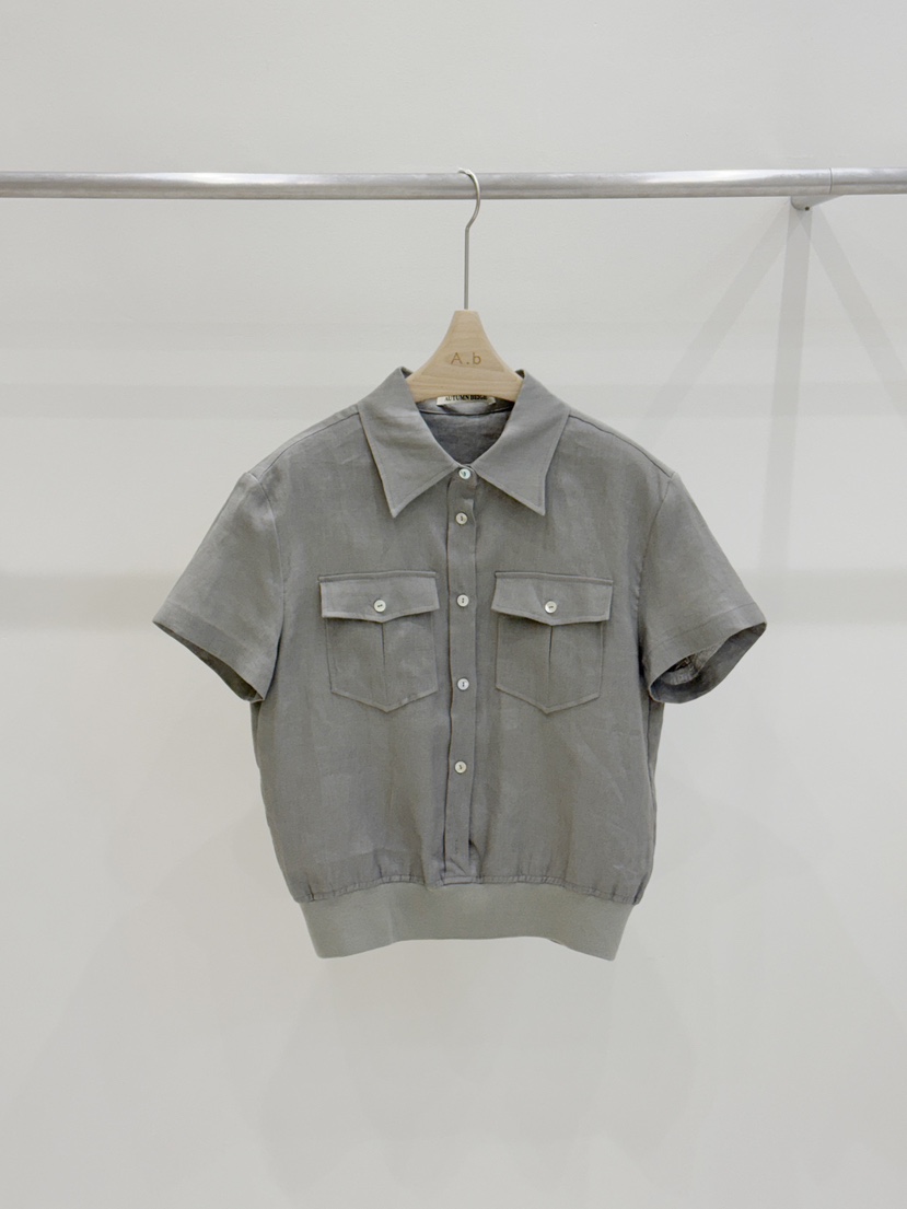 AUTUMN BEIGE PLUS直郵韓國代購㊣女裝新品時尚人氣夾克亞麻A.b/AUTUMN BEIGE-無夾克圖色3