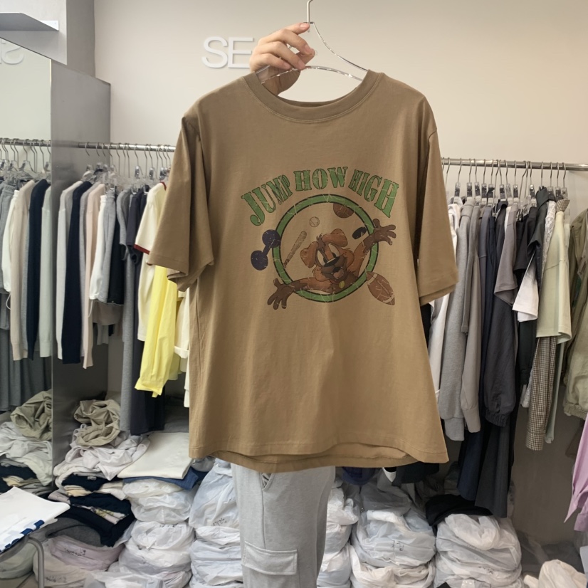 LEESEED-A韓國直郵㊣東大門實拍女裝新品休閑人氣熱賣推薦T恤SEeD/LEESEEDT恤圖色2