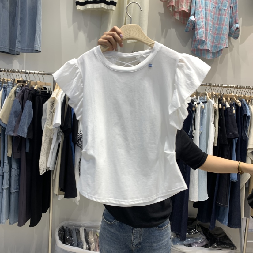 HOT PLACE韓國㊣直郵東大門代購女裝新品休閑25春夏時尚T恤HOT PLACE/DREAM GIRIST恤