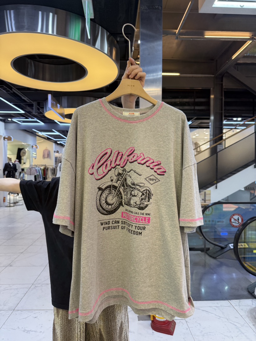 PLUM-q韓國㊣直郵東大門代購女裝新款推薦人氣時尚熱賣T恤PLUMT恤圖色2