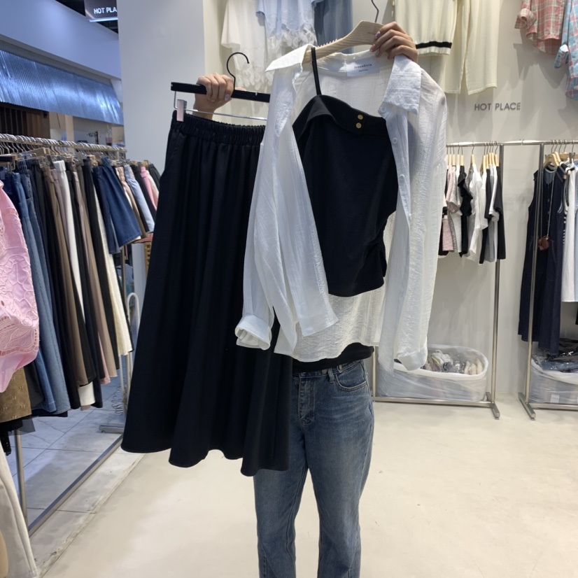 HOT PLACE韓國直郵㊣東大門實拍女裝新款時尚熱賣套裝三件套HOT PLACE/DREAM GIRIS套裝圖色2