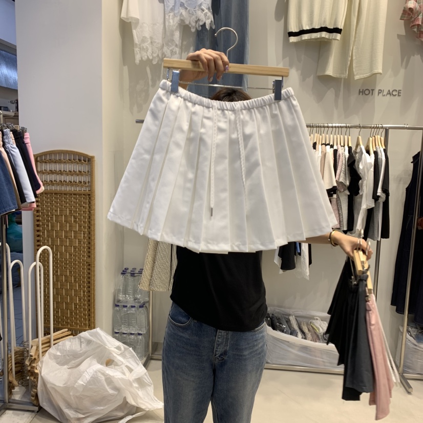 HOT PLACE直郵韓國代購㊣女裝新品人氣推薦熱賣休閑短裙褶皺HOT PLACE/DREAM GIRIS短裙圖色3