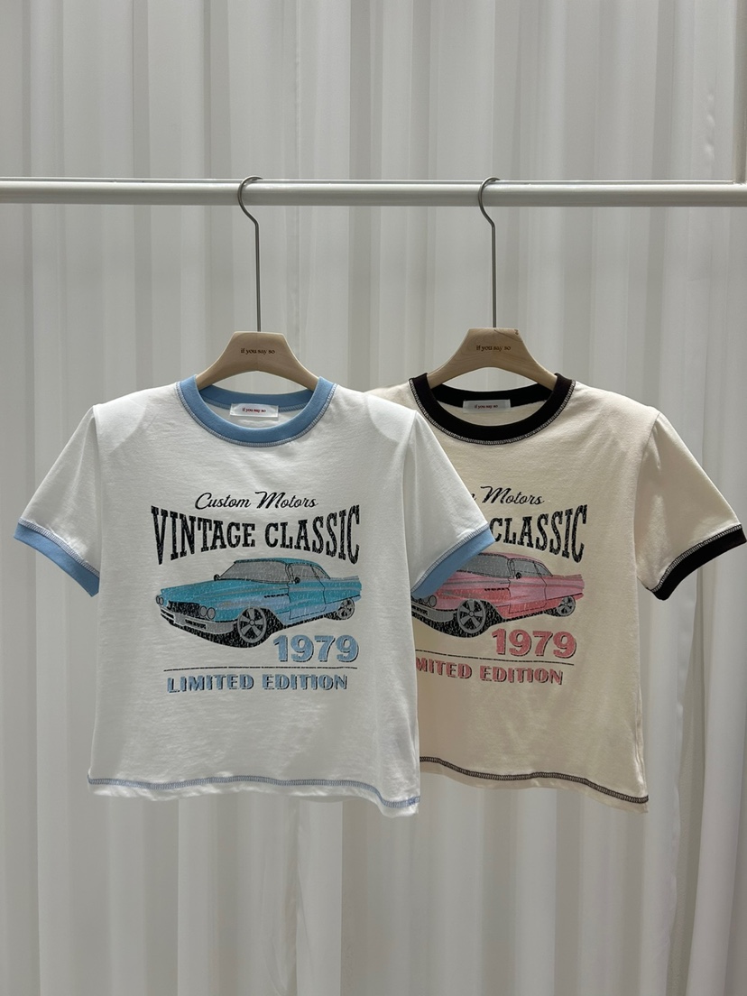 IF YOU SAY SO韓國直郵㊣女裝新品時尚25春夏休閑推薦T恤IF YOU SAY SOT恤