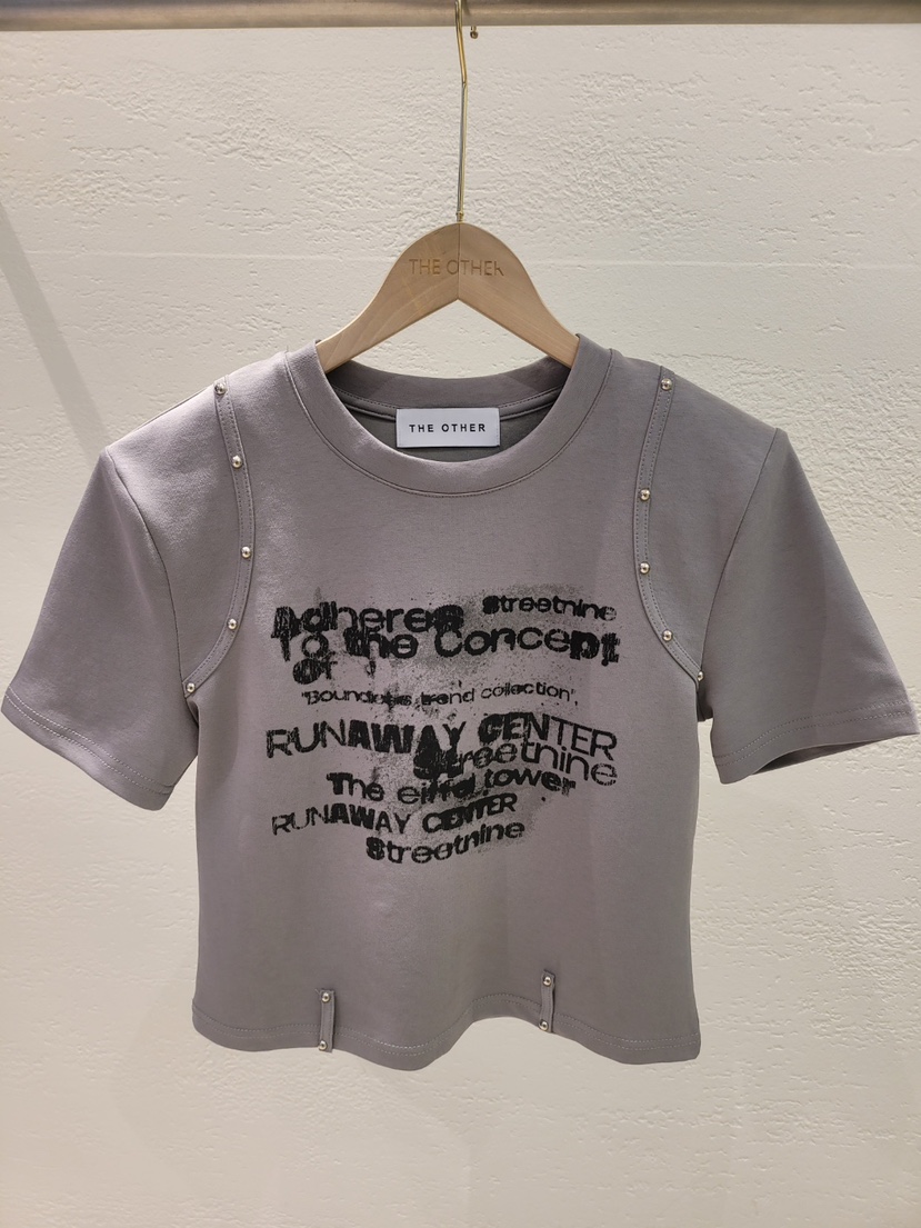 THE OTHER韓國直郵㊣東大門實拍女裝新品推薦熱賣25春夏T恤THE OTHERT恤圖色2