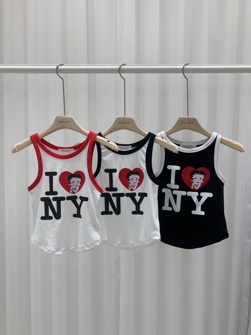 IF YOU SAY SO韓國直郵㊣女裝新品25春夏休閑推薦吊帶背心IF YOU SAY SO吊帶/背心