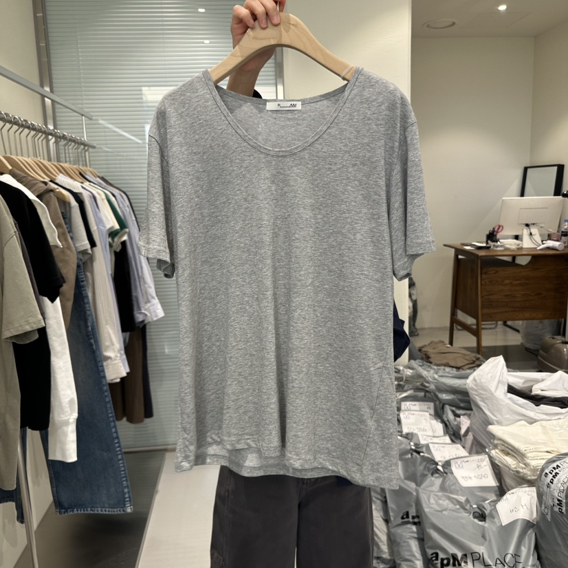 PLAMM韓國直郵㊣女裝新品推薦人氣25春夏時尚熱賣休閑T恤PLAMMT恤圖色2