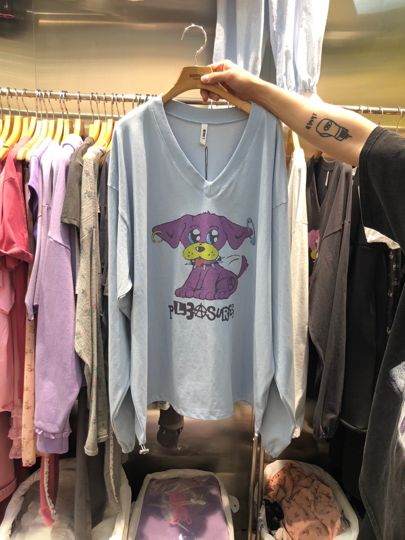MENDL S韓國㊣直郵東大門代購女裝新品休閑人氣25春夏衛衣MENDL S衛衣圖色2