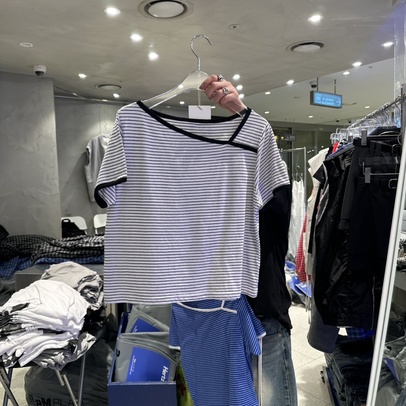 HERTZ-P韓國直郵㊣女裝新品時尚休閑推薦人氣25春夏熱賣T恤HERTZ-PT恤