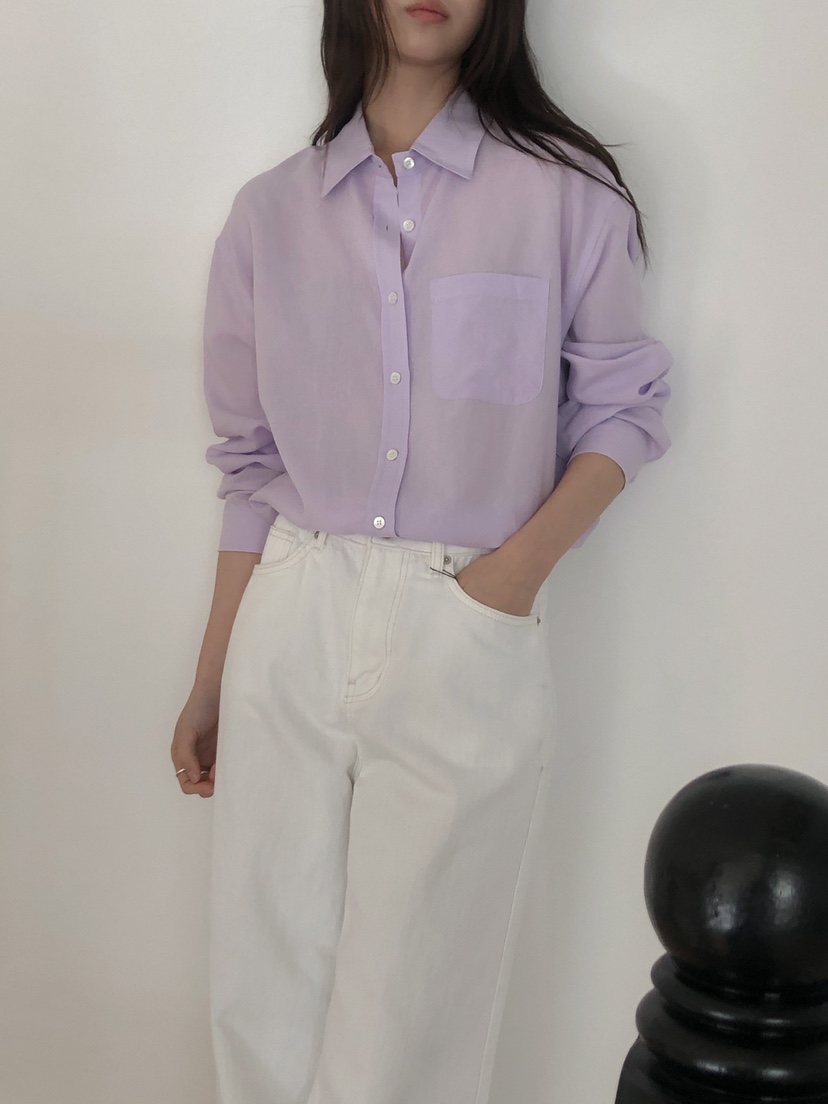LONG PEAK韓國直郵㊣東大門實拍女裝新品時尚25春夏襯衫蕾絲衫LONG PEAK襯衫/蕾絲衫
