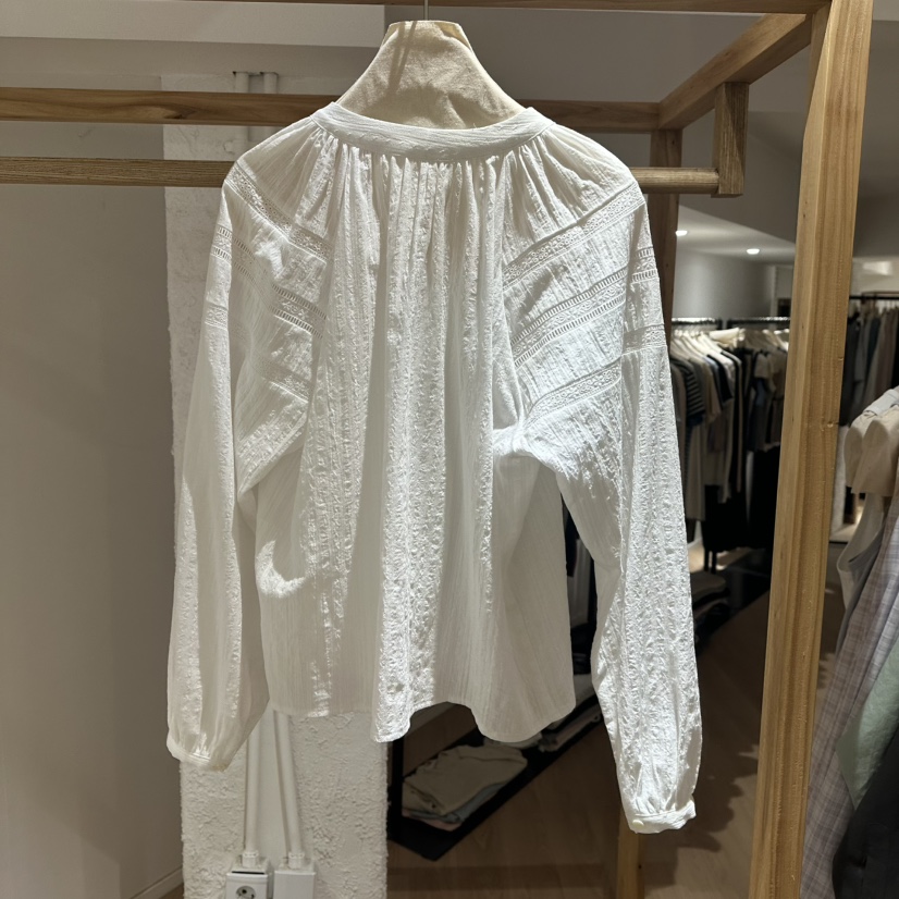 APPROACH0.1韓國直郵㊣女裝新品休閑時尚25春夏襯衫蕾絲衫APPROACH0.1襯衫/蕾絲衫