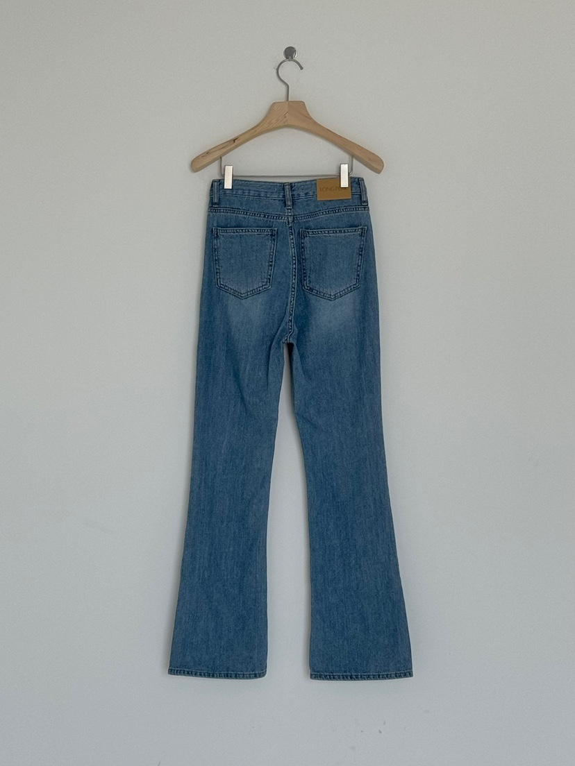LONG PEAK韓國㊣直郵東大門代購女裝新品熱賣25春夏牛仔褲LONG PEAK牛仔褲