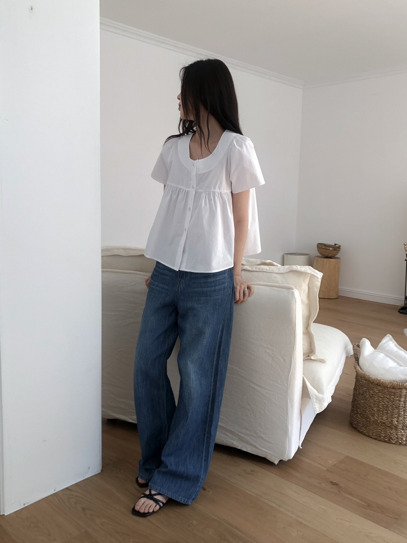 LONG PEAK韓國㊣直郵東大門代購女裝新品25春夏熱賣牛仔褲LONG PEAK牛仔褲