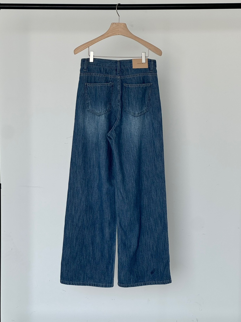 LONG PEAK韓國㊣直郵東大門代購女裝新品25春夏熱賣牛仔褲LONG PEAK牛仔褲