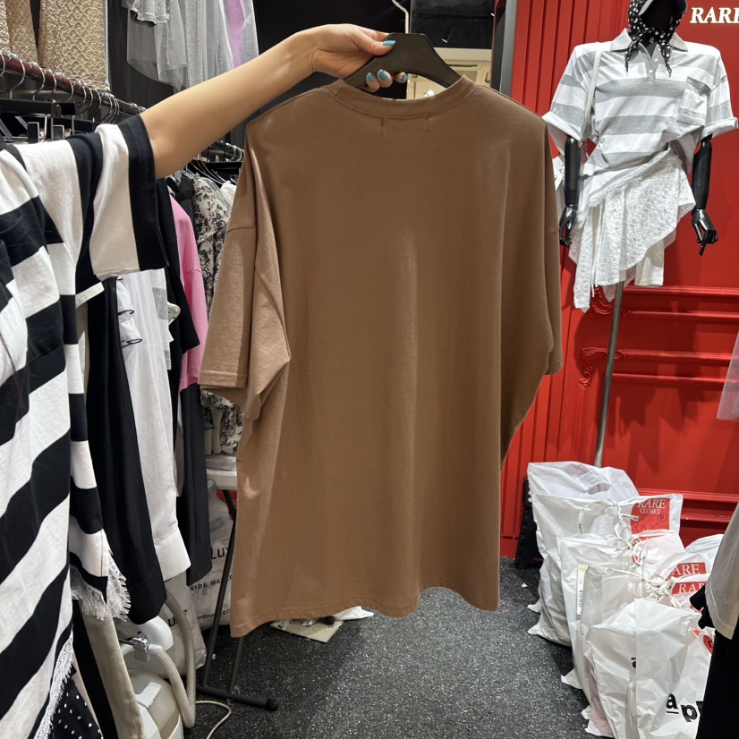 RARE CLOSET韓國㊣直郵東大門代購女裝新品25春夏人氣熱賣T恤RARE CLOSETT恤