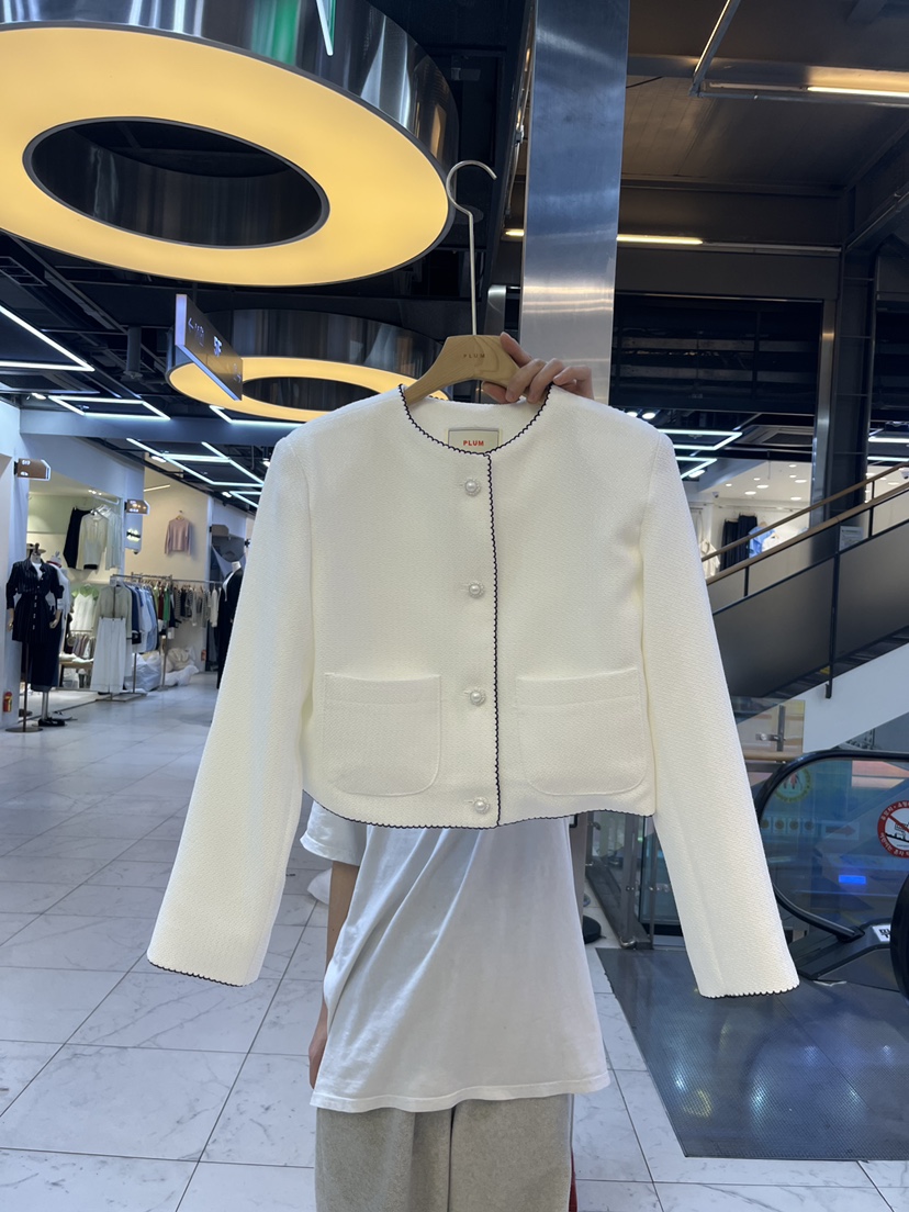 PLUM-q韓國直郵㊣東大門實拍女裝新品25春夏休閑時尚人氣夾克PLUM夾克圖色2