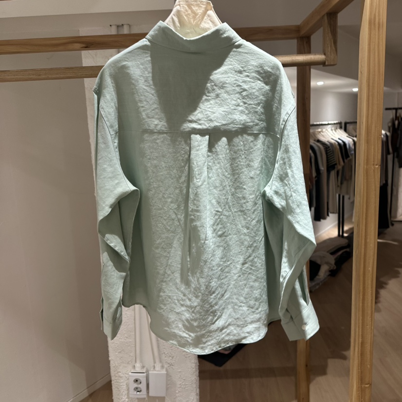 APPROACH0.1韓國直郵㊣女裝新品時尚休閑人氣襯衫蕾絲衫亞麻APPROACH0.1襯衫/蕾絲衫