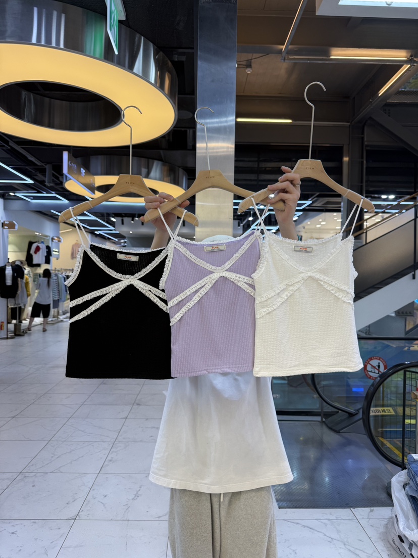 PLUM-q韓國㊣直郵東大門代購女裝新品推薦休閑人氣吊帶背心PLUM吊帶/背心
