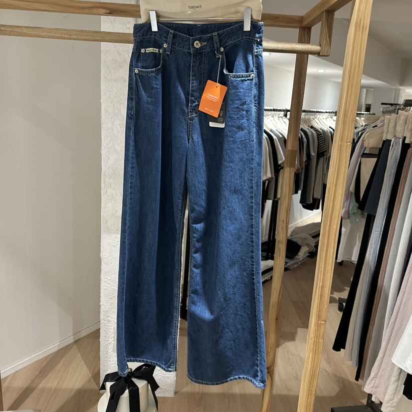 APPROACH0.1韓國直郵㊣東大門實拍女裝新品休閑牛仔褲天絲APPROACH0.1牛仔褲