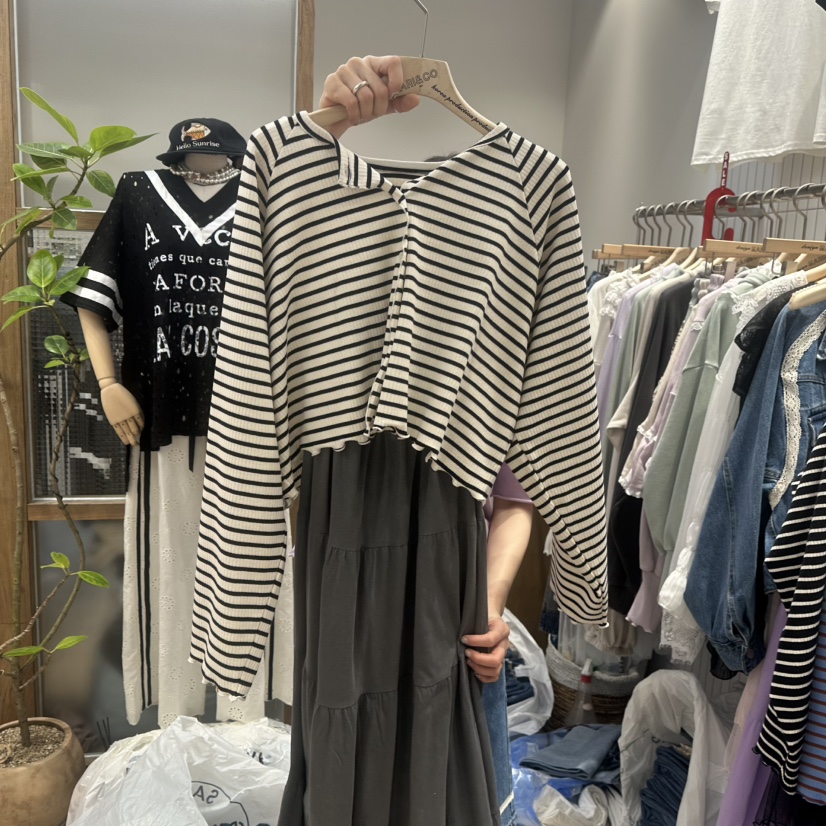 MARI CO韓國直郵㊣女裝新品休閑時尚25春夏推薦針織衫開衫MARI CO針織衫圖色3