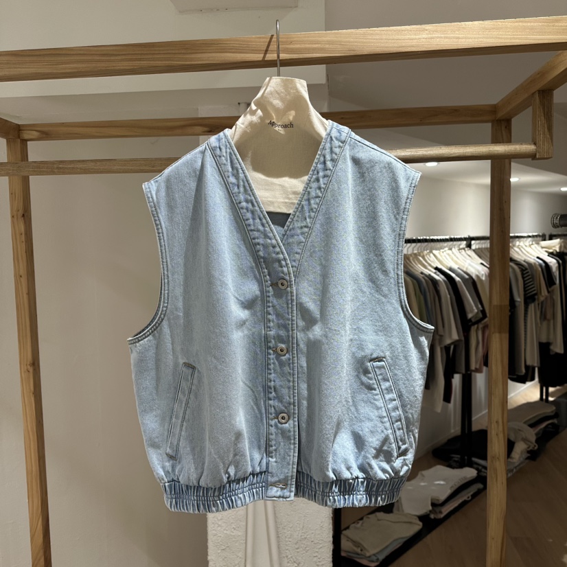 APPROACH0.1韓國直郵㊣女裝新品人氣25春夏推薦時尚休閑馬甲APPROACH0.1馬甲圖色2