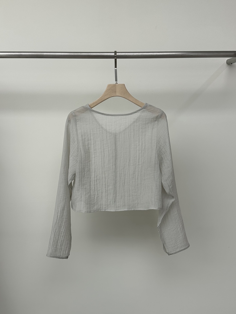 NOPSIS韓國㊣直郵東大門代購女裝新品25春夏襯衫蕾絲衫開衫NOPSIS襯衫/蕾絲衫