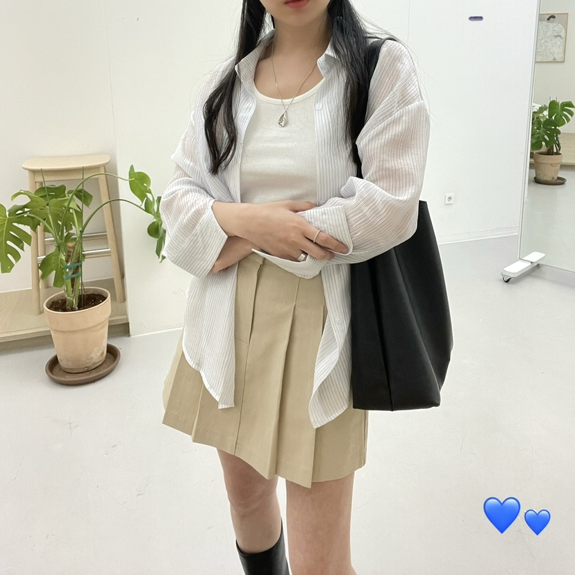 ALLVIBE韓國直郵女士新品職業休閑25春夏人氣熱賣襯衫蕾絲衫ALLVIBE襯衫/蕾絲衫
