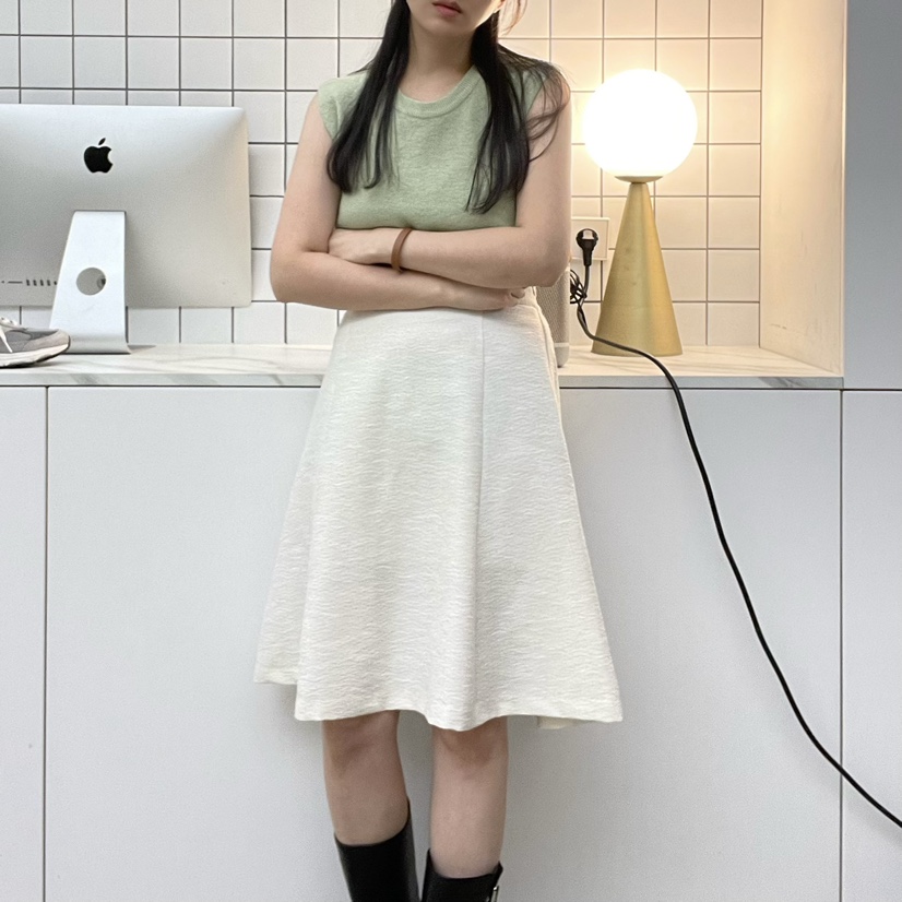 ALLVIBE東大門實拍女士新品25春夏休閑職業半身裙中短裙折扣ALLVIBE半身裙/中短裙