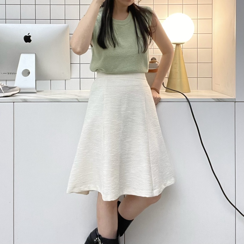 ALLVIBE東大門實拍女士新品25春夏休閑職業半身裙中短裙折扣ALLVIBE半身裙/中短裙