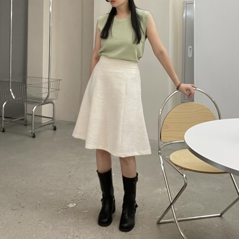ALLVIBE東大門實拍女士新品25春夏休閑職業半身裙中短裙折扣ALLVIBE半身裙/中短裙