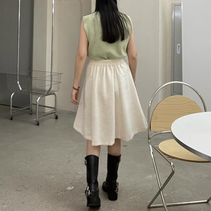 ALLVIBE東大門實拍女士新品25春夏休閑職業半身裙中短裙折扣ALLVIBE半身裙/中短裙