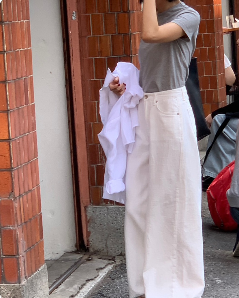 A Flan東大門實拍女裝新品時尚推薦25春夏人氣真品熱賣牛仔褲AFN/A Flan牛仔褲