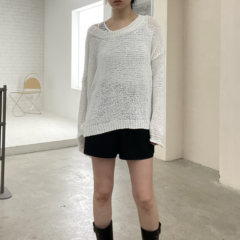 ALLVIBE東大門代購女裝新品休閑職業真品25春夏長袖T恤雙面ALLVIBE長袖T恤