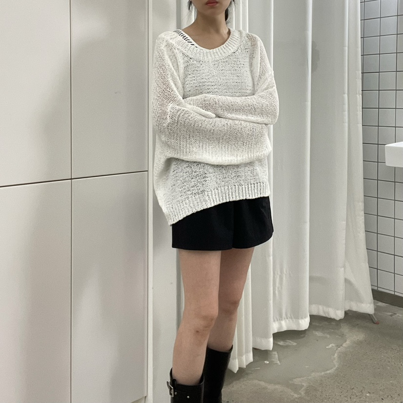 ALLVIBE東大門代購女裝新品休閑職業真品25春夏長袖T恤雙面ALLVIBE長袖T恤