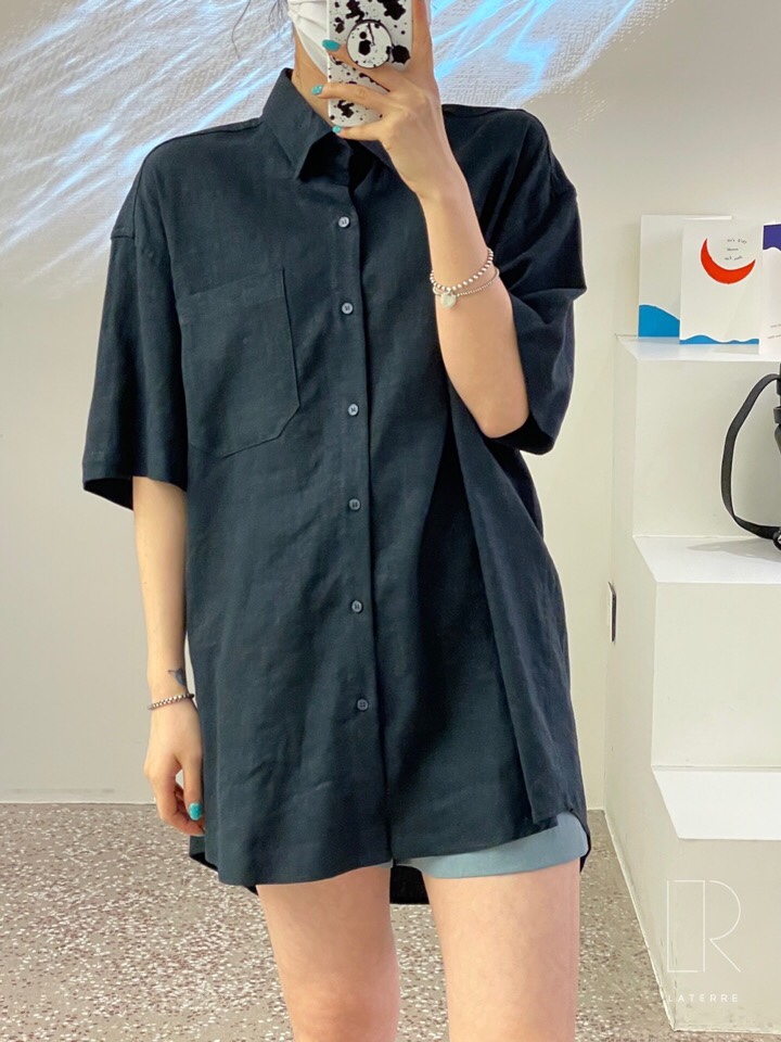 LA_TERRE東大門直郵女裝新品25春夏時尚推薦休閑襯衫蕾絲衫LA_TERRE襯衫/蕾絲衫