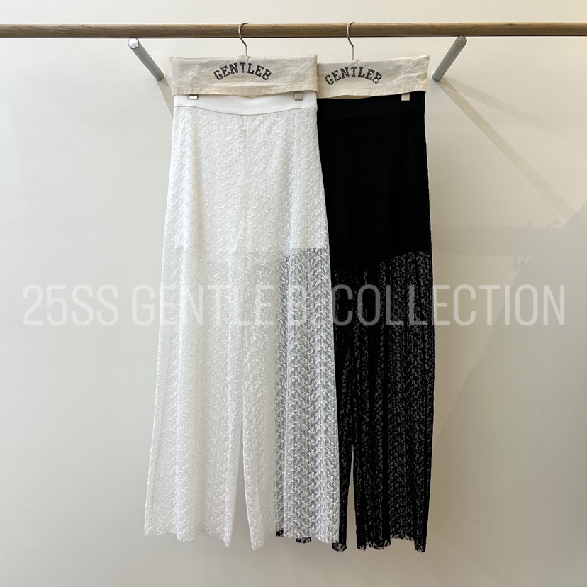 GENTLE B東大門實拍女裝新品25春夏人氣休閑推薦時尚休閑褲GENTLE B休閑褲