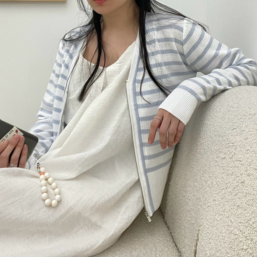 ALLVIBE韓國直郵女裝新品職業人氣休閑真品推薦25春夏針織衫ALLVIBE針織衫