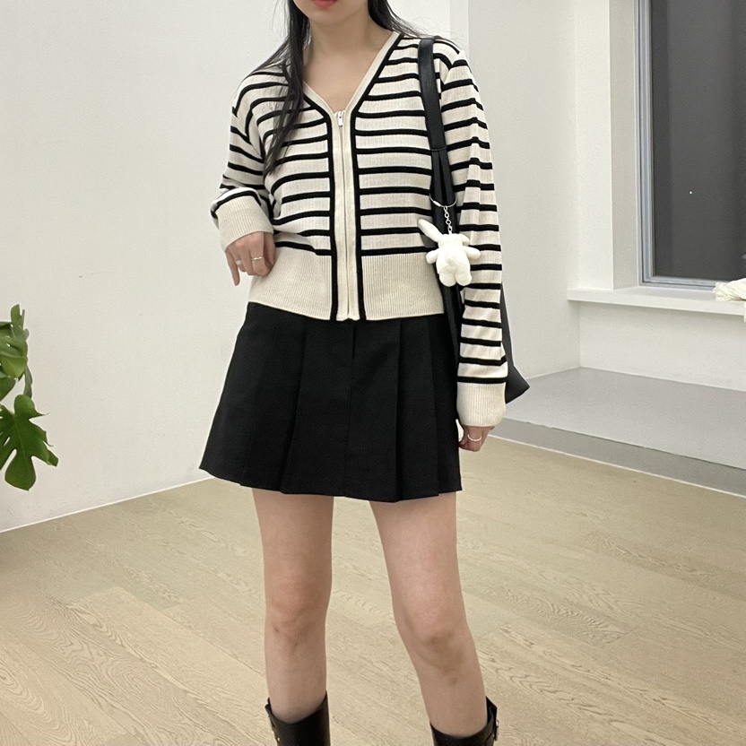 ALLVIBE韓國直郵女裝新品職業人氣休閑真品推薦25春夏針織衫ALLVIBE針織衫