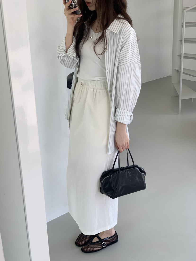LOGARDEN東大門實拍女士新品人氣熱賣時尚25春夏職業推薦長裙LO GARDEN長裙